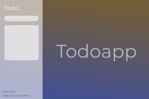 Banner image advertising the Todo app